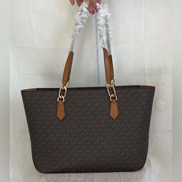 Michael Kors - Laney Medium Leather Top Zip Tote Bag (NWT) - Picture 2 of 10